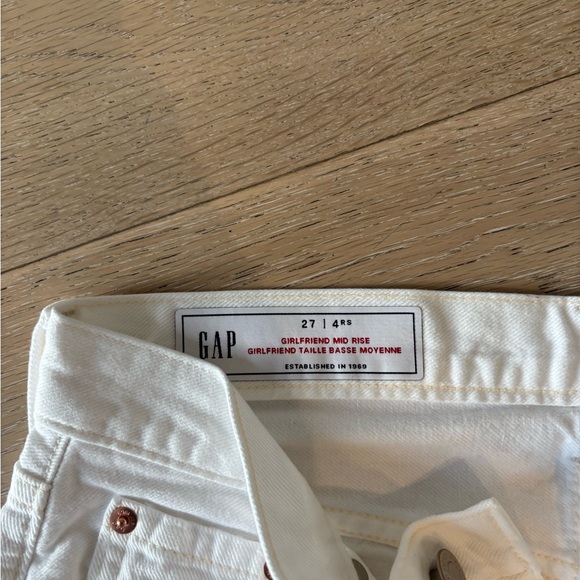 Gap white cuffed jeans - Picture 2 of 2